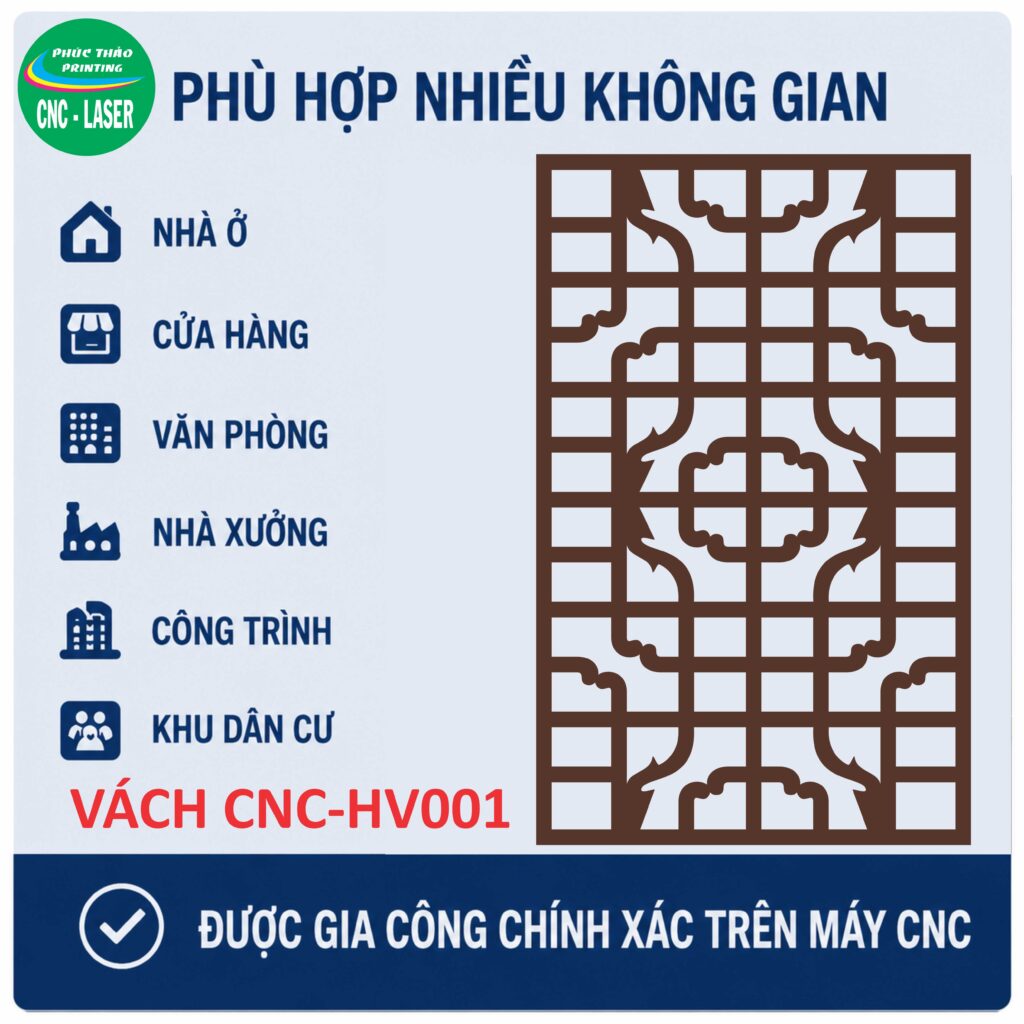Mẫu CNC trang trí HV001