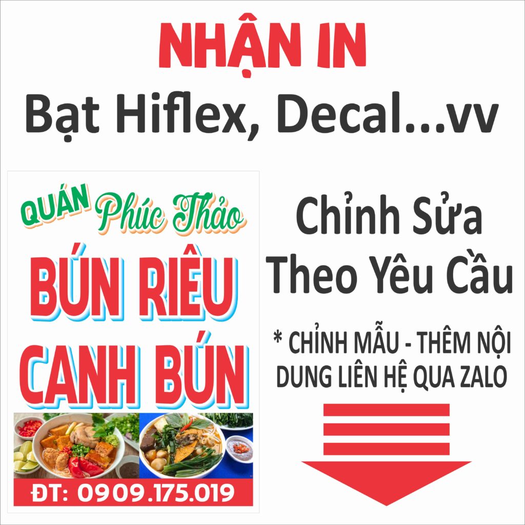 in bạt bảng hiệu