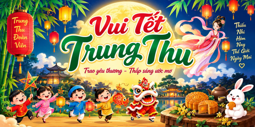 In phông bạt Trung Thu theo yêu cầu
