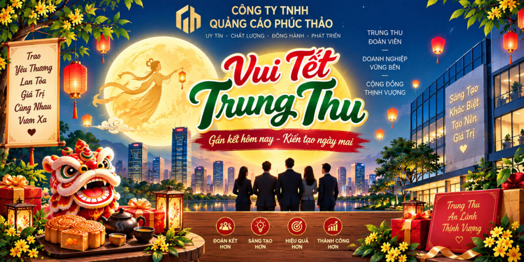 In phông bạt Trung Thu theo yêu cầu