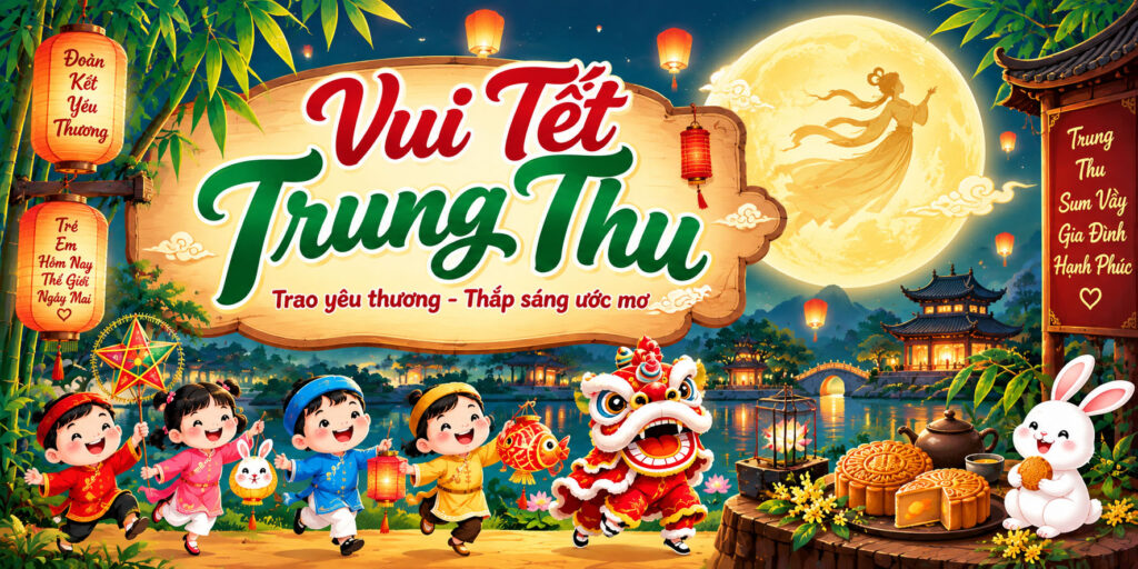 In phông bạt Trung Thu theo yêu cầu