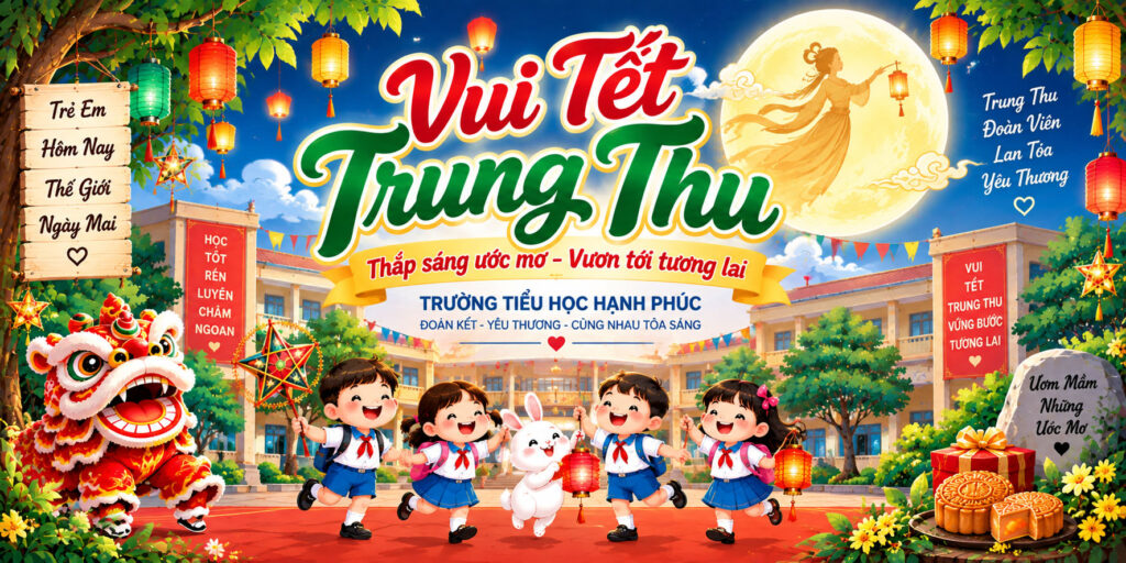 In phông bạt Trung Thu theo yêu cầu