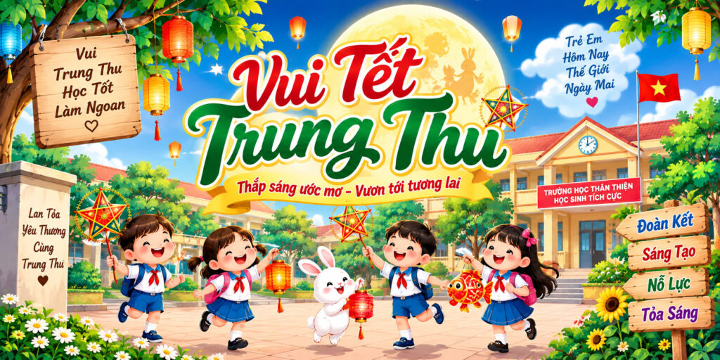 In phông bạt Trung Thu theo yêu cầu